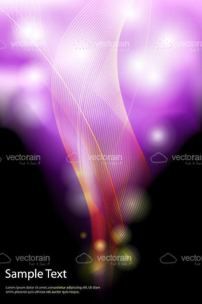 Modern Abstract Background with Colourful Bright Swirls